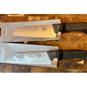 Victorinox Fibrox Pro 7” Santoku KnifeProfessional Razor Sharp Granton Edge